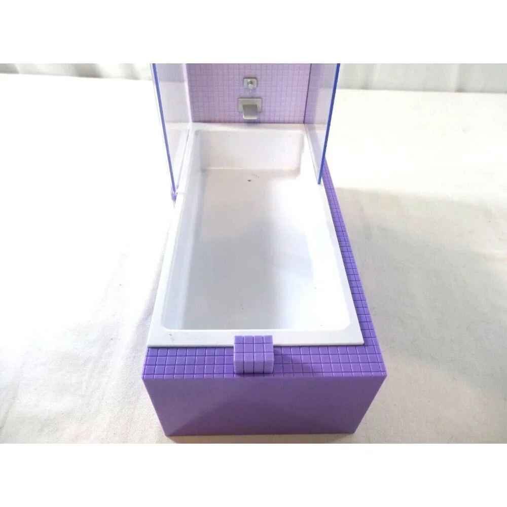 Rainbow High Doll House Purple Bathroom Tub with sides for 11-12